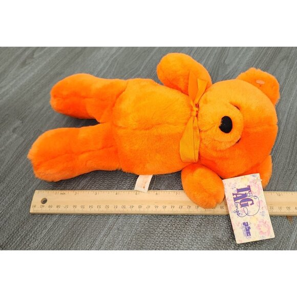 Rare HTF PBC International Tagalongs Orange 11" Crayon Bears Plush Stuffed Anima - Picture 9 of 9